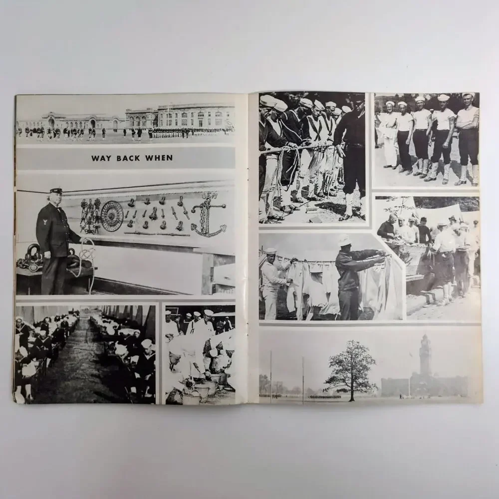1957 US Naval Training Center Great Lakes Homecoming Program Booklet Navy NTC